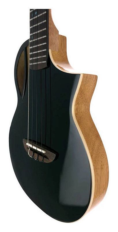 Фото Укулеле тенор FLIGHT AVIATOR Spruce Tenor BK CE, чёрный
