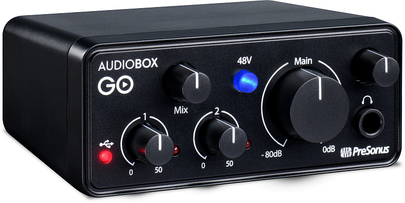Аудио интерфейс PreSonus AudioBox GO в магазине Music-Hummer