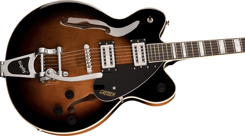 Фото Гитара полуакустическая FENDER G2622T Streamliner Center Block Bigsby LRL Brownstone Maple