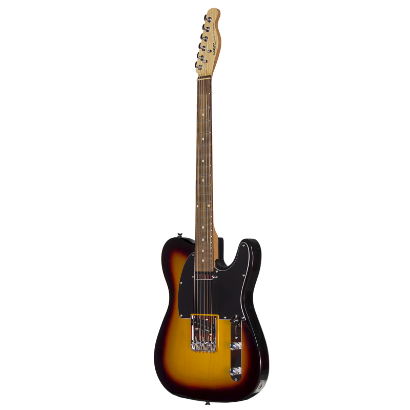 Фото Электрогитара SQOE Setl300 sunburst