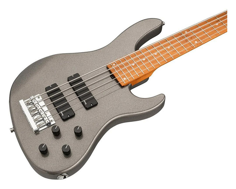 Фото Пятиструнная бас-гитара Sadowsky Modern 5 Roasted Maple SSMHP, серый металлик
