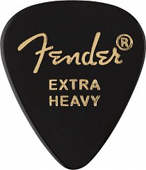 FENDER 351 Shape Premium Picks Extra Heavy Black 12 Count