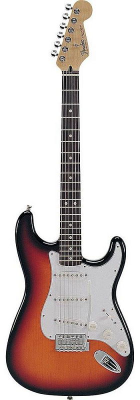 Фото Электрогитара FENDER STANDARD STRATOCASTER RW BROWN SUNBURST