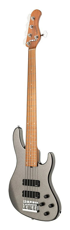 Фото Пятиструнная бас-гитара Sadowsky Modern 5 Roasted Maple SSMHP, серый металлик