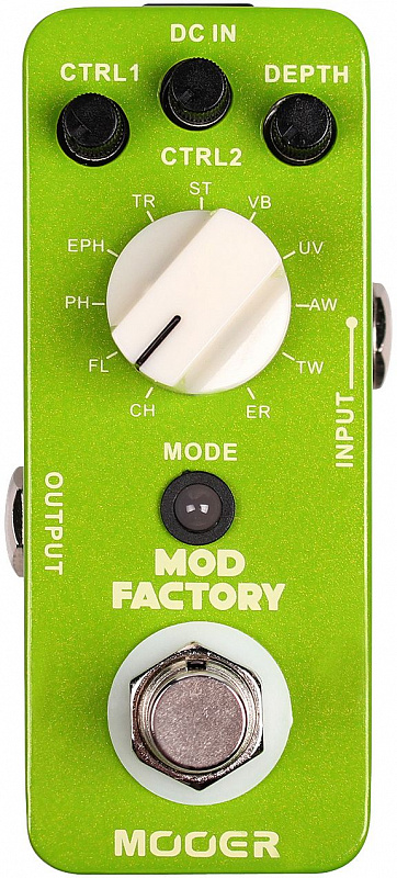 Mooer Mod Factory  мини-педаль эффектов модуляции (11 в 1) в магазине Music-Hummer