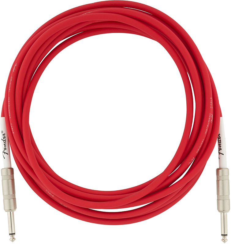 Фото Кабель FENDER 18.6' Original INST CABLE Fiesta Red