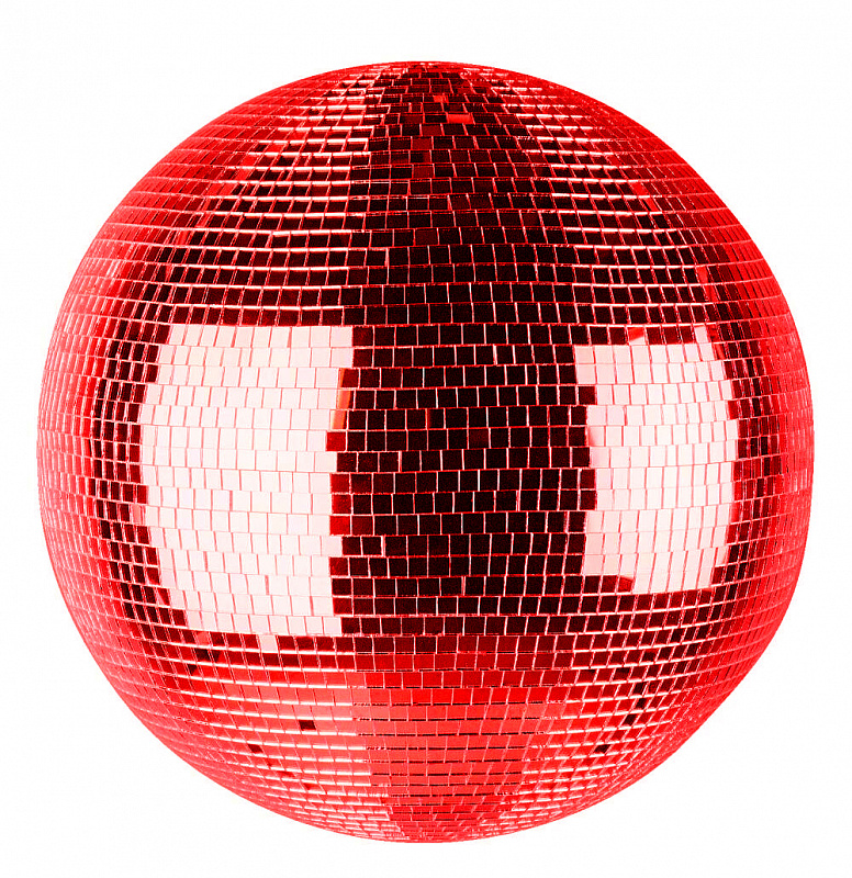 Красный зеркальный шар PSL MB40-SC-R в магазине Music-Hummer