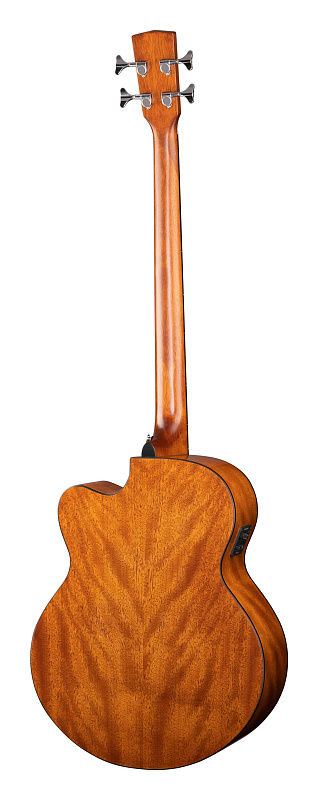 Фото Электроакустическая бас-гитара Cort AB850F-NAT-BAG Acoustic Bass Series, натуральный