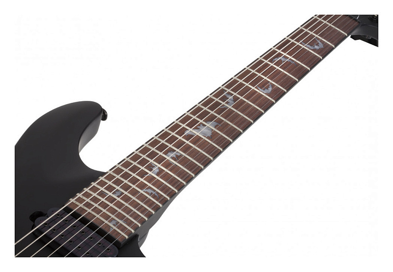 Фото Электрогитара Schecter DAMIEN-7 SBK, матовый чёрный