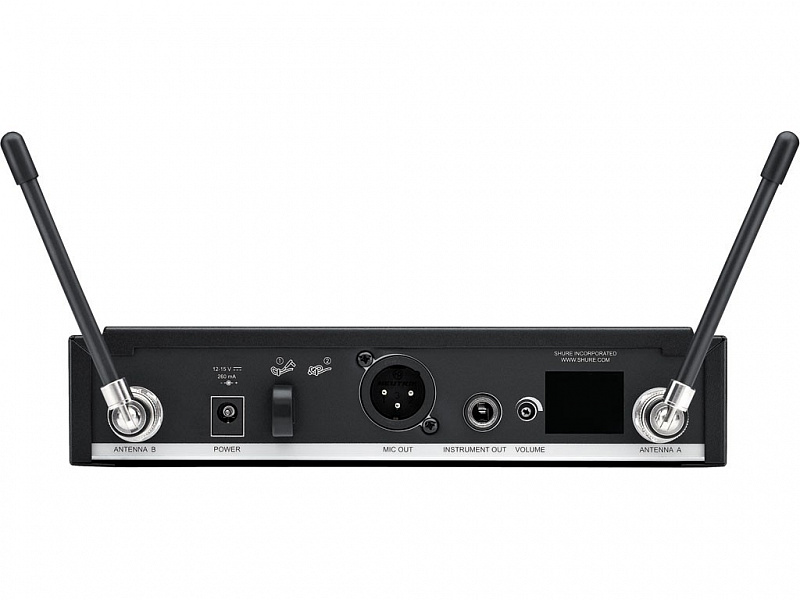 SHURE BLX4R K3E 606-636 MHz приемник в металлическом корпусе для радиосистем серий PG,SM,BETA. Выносные антенны, крепления в рэк в магазине Music-Hummer