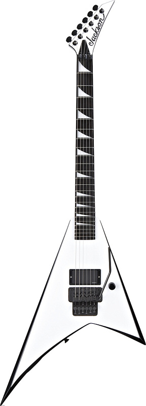 Фото Электрогитара JACKSON RR24 RANDY RHOADS SNOW WHITE WITH BLOOD RED BEVELS