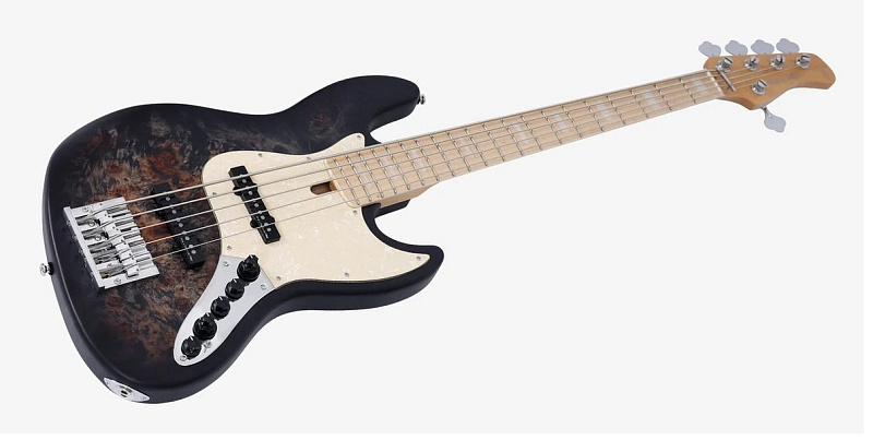 Фото Пятиструнная бас-гитара Sire V7 Swamp Ash Reissue-5 TBK.S, чёрный