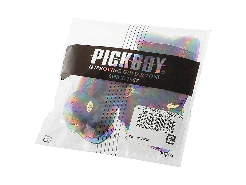Фото Медиаторы Pickboy GP-45RW/120 Celluloid Pos-A-Grip