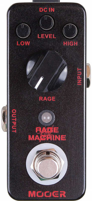 Mooer Rage Machine  мини-педаль Metal Distortion в магазине Music-Hummer