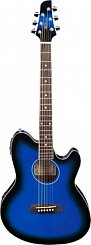 Электроакустическая гитара Ibanez TCY10E Transparent Blue Sunburst