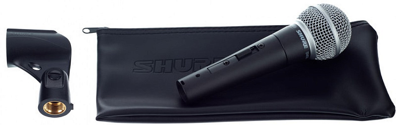 Фото SHURE SM58S динамический кардиоидный вокальный микрофон (с выключателем)