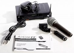 Ручная микрофонная радиосистема с микрофоном Samson AIRLINE 77 AX1+CR77 Series Q7 ch #E3