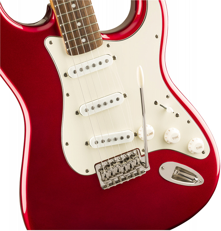 Электрогитара FENDER SQUIER Classic Vibe 60s Stratocaster LRL Candy Apply Red в магазине Music-Hummer