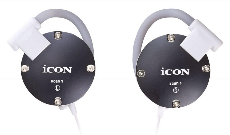 Фото Накладные мониторные наушники-клипсы Icon Scan 3/Black