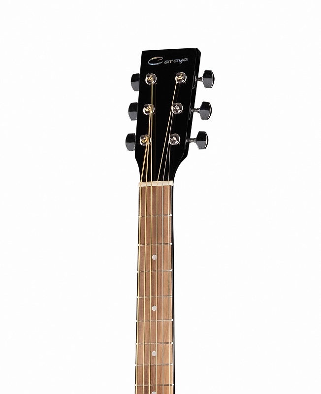 Акустическая гитара, черная, Caraya F600-BK в магазине Music-Hummer