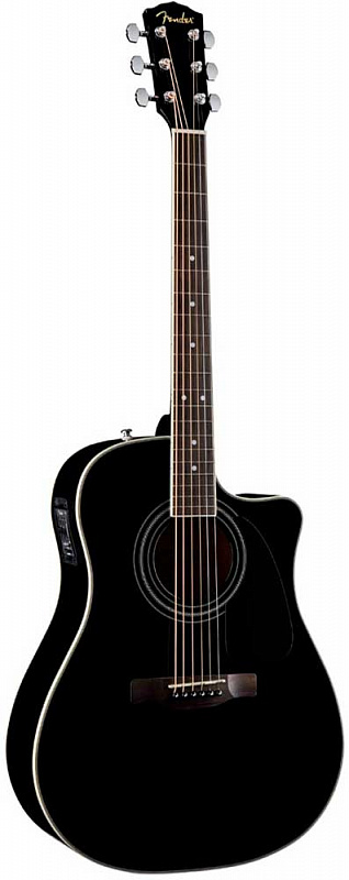 Электроакустическая гитара FENDER CD-140SCE DREADNOUGHT BLACK в магазине Music-Hummer
