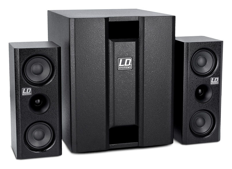 Фото Портативная PA-система 2.1 LD Systems DAVE 8 XS, чёрный