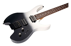 Безголовая электрогитара Mooer MHL50 Black White Gradient, чёрно-белый градиент
