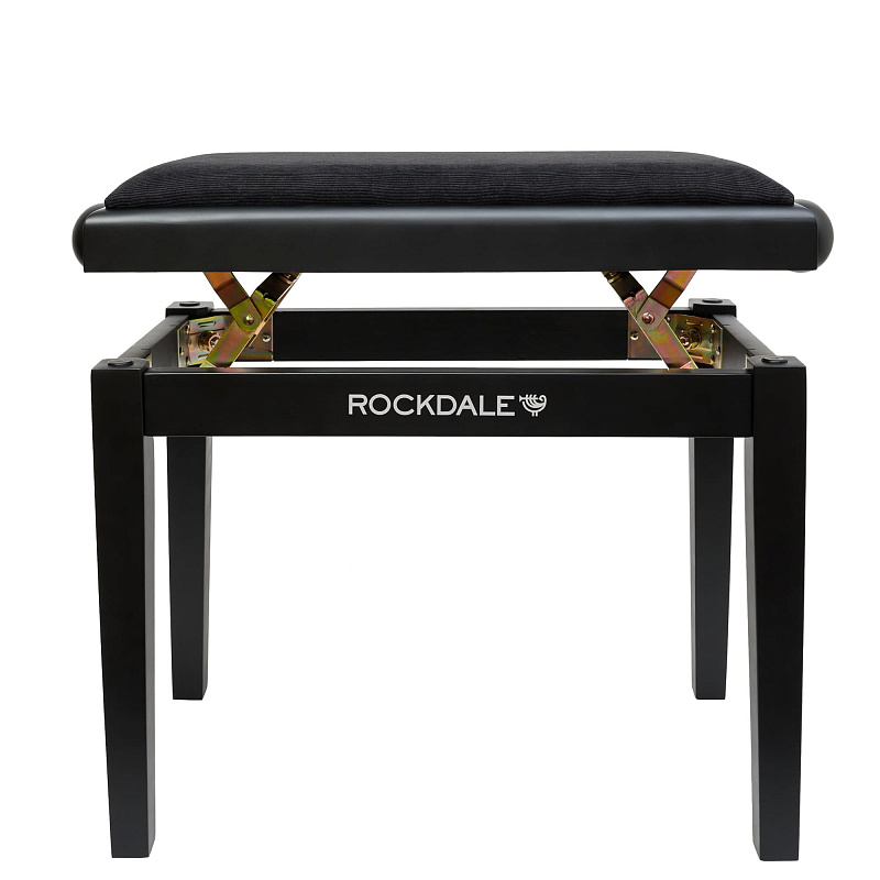 Банкетка для пианиста ROCKDALE RHAPSODY 131 SV BLACK в магазине Music-Hummer