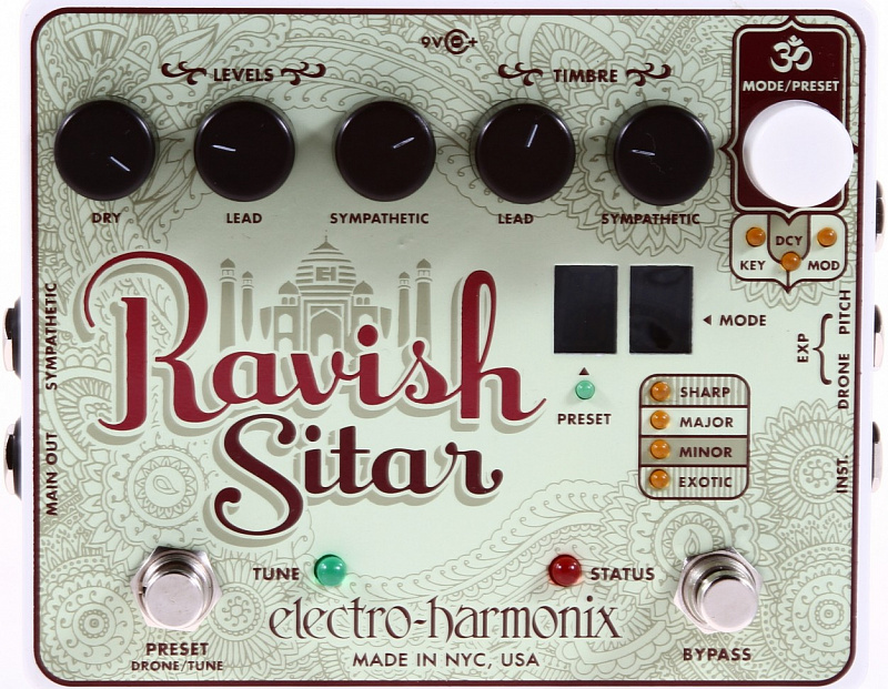 Electro-Harmonix Ravish Sitar  Эффект для электрогитары  в магазине Music-Hummer