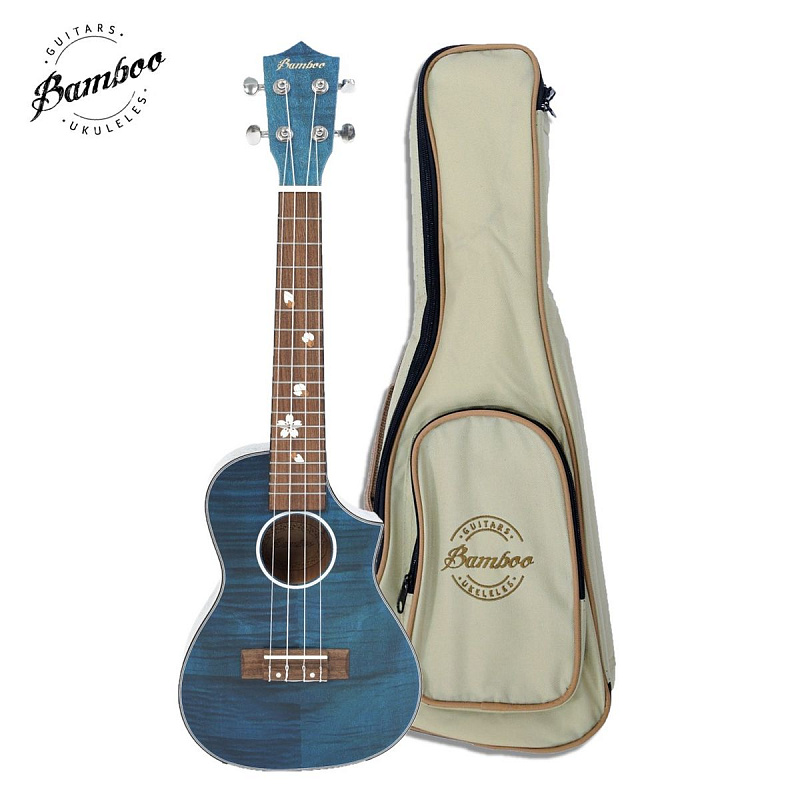 Фото Укулеле тенор Bamboo BU-26 Blossom Blue