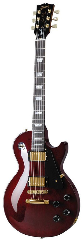 Фото Электрогитара GIBSON LES PAUL STUDIO WINE RED GOLD HARDWARE