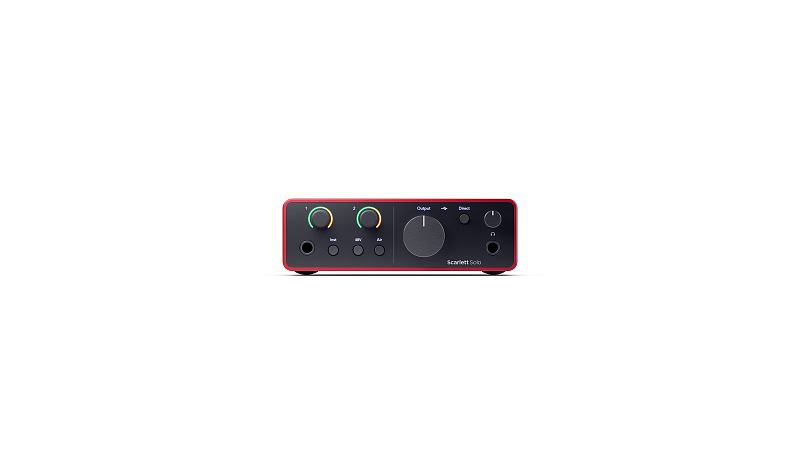 Аудиоинтерфейс USB FOCUSRITE Scarlett Solo 4th Gen в магазине Music-Hummer