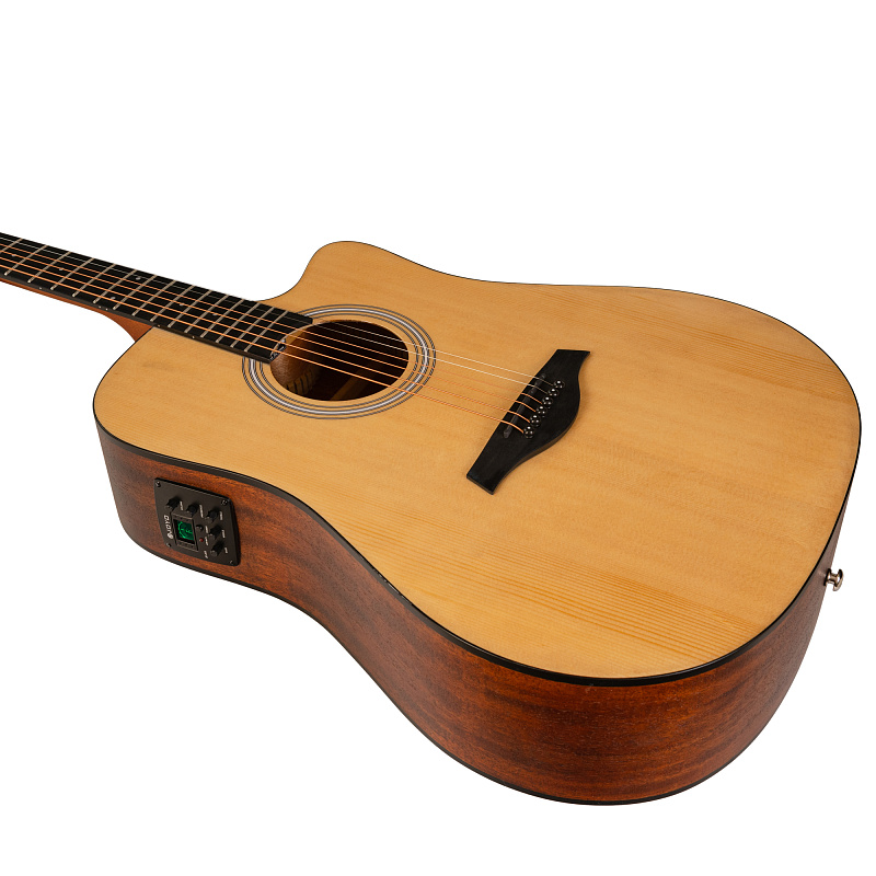 Фото Электроакустическая гитара ROCKDALE Aurora D3 C NAT E Gloss