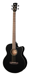Электроакустическая бас-гитара Cort Acoustic Bass Series AB850F-BK-BAG, чёрная