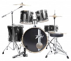 Peavey PV 5PC Drum Set - Black