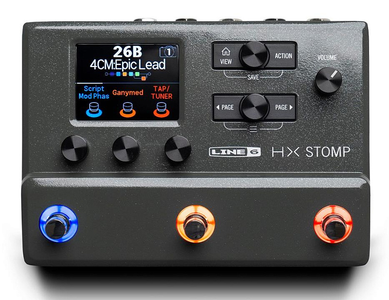 Фото Гитарный процессор эффектов LINE 6 HX Stomp Limited Edition Gray