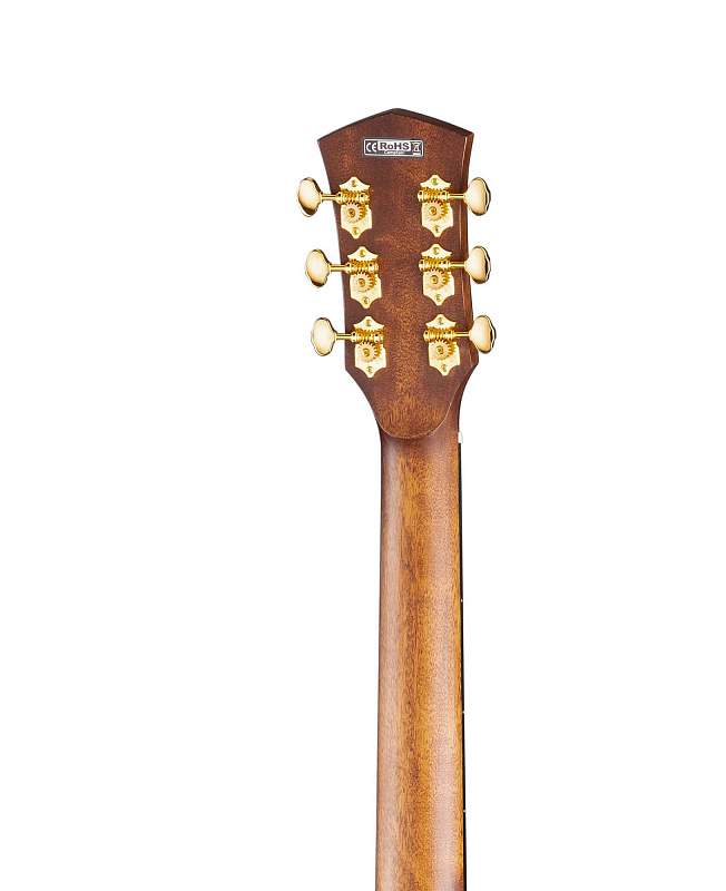 Gold-A6-WCASE-NAT Электро-акустическая гитара, с вырезом, цвет натуральный, с чехлом, Cort в магазине Music-Hummer