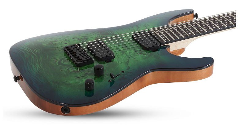 Фото Электрогитара Schecter C-7 PRO AQB, бирюзовый берст