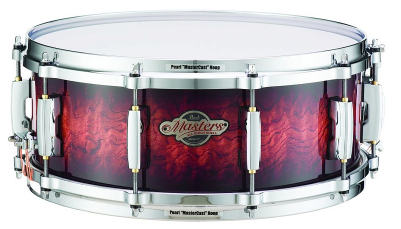 Фото Pearl BCX1455S/ C818 малый барабан 14"х5,5", берёза 6 слоёв, цвет Lava Bubinga