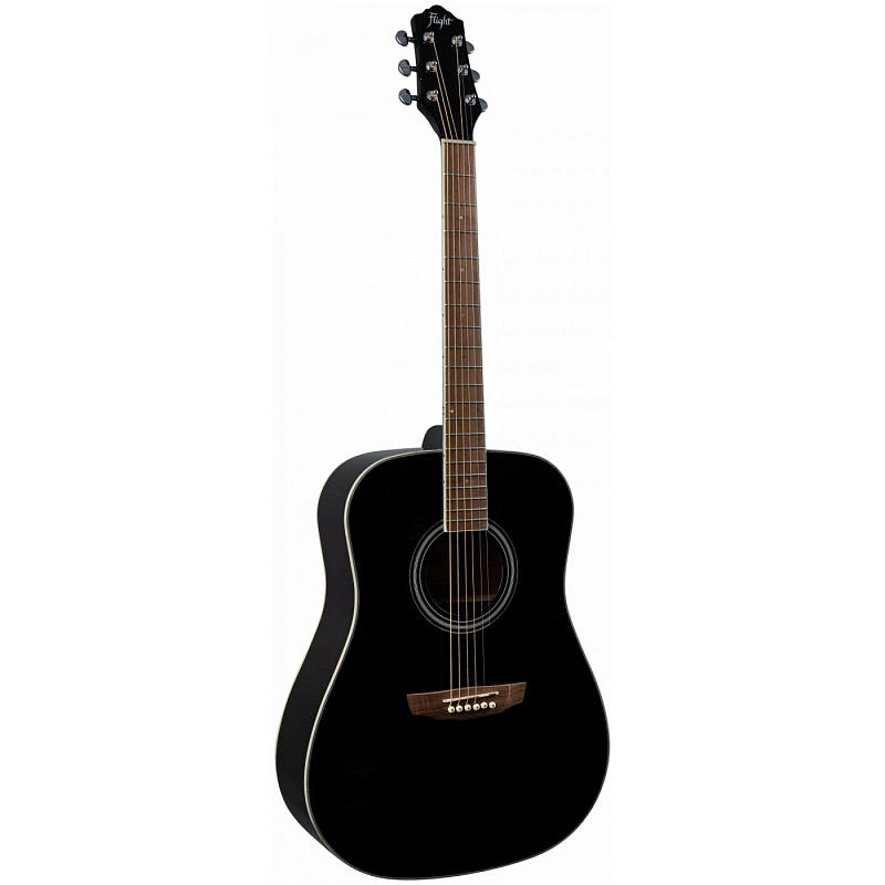 Акустическая гитара FLIGHT D-200 BK в магазине Music-Hummer