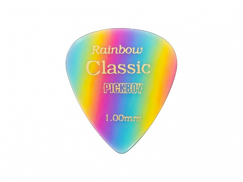 Медиаторы Pickboy GP-21/100 Celluloid Vintage Classic Rainbow в магазине Music-Hummer
