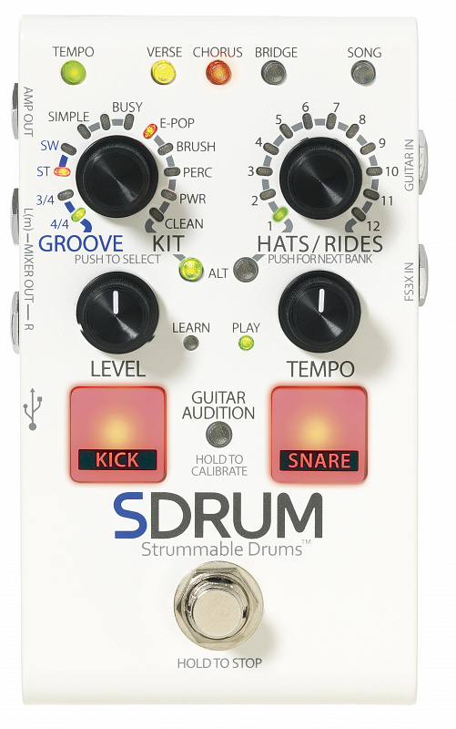 Digitech SDRUM Strummable Drums в магазине Music-Hummer