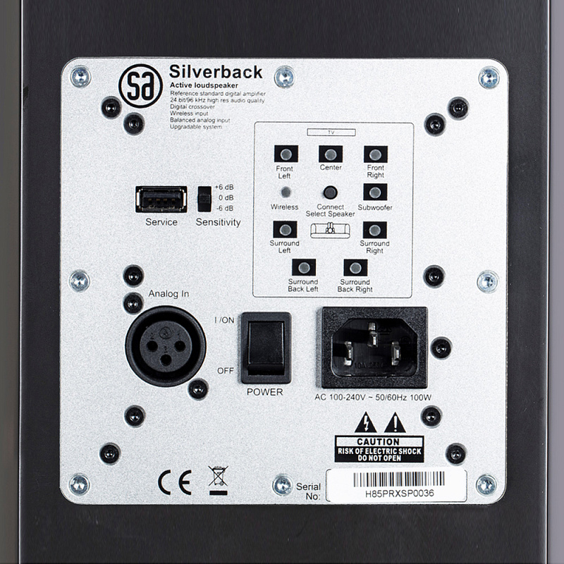 Фото Напольная акустическая система SA Legend 40.2 Silverback Satin Black