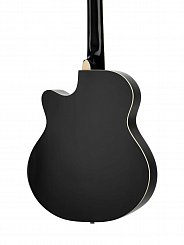 Акустическая гитара Foix FFG-1039BK, черная, с вырезом