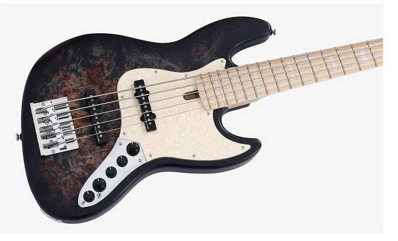 Фото Пятиструнная бас-гитара Sire V7 Swamp Ash Reissue-5 TBK.S, чёрный