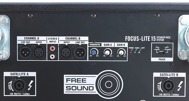Фото Комплект акустики FREE SOUND FOCUS-LITE 15-v2
