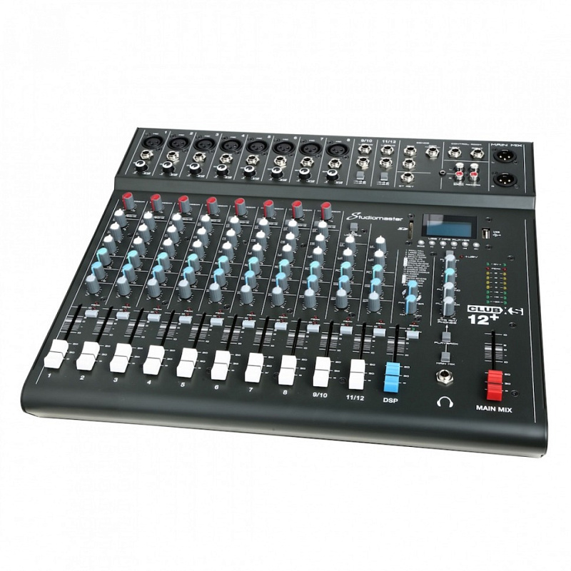 Фото Аналоговый микшер STUDIOMASTER CLUB XS12+