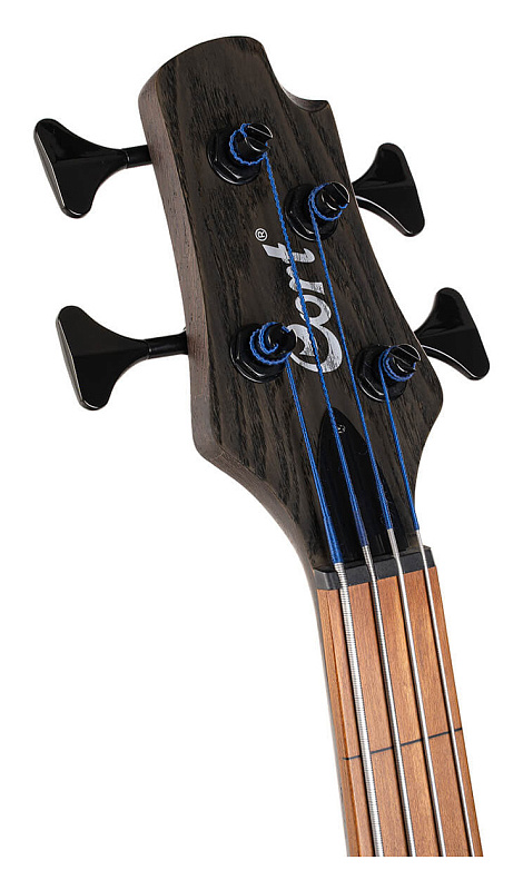 Фото Безладовая бас-гитара Cort B4-Element-FL-OPTB Artisan Series, черная