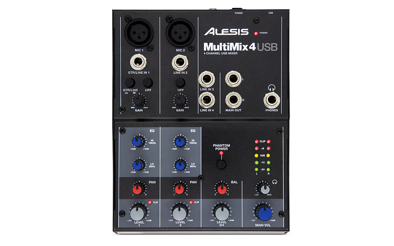 Микшер ALESIS MultiMix 4USB в магазине Music-Hummer