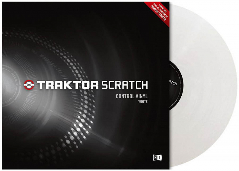 Native Instruments Traktor Scratch Pro Control Vinyl White Mk2 в магазине Music-Hummer